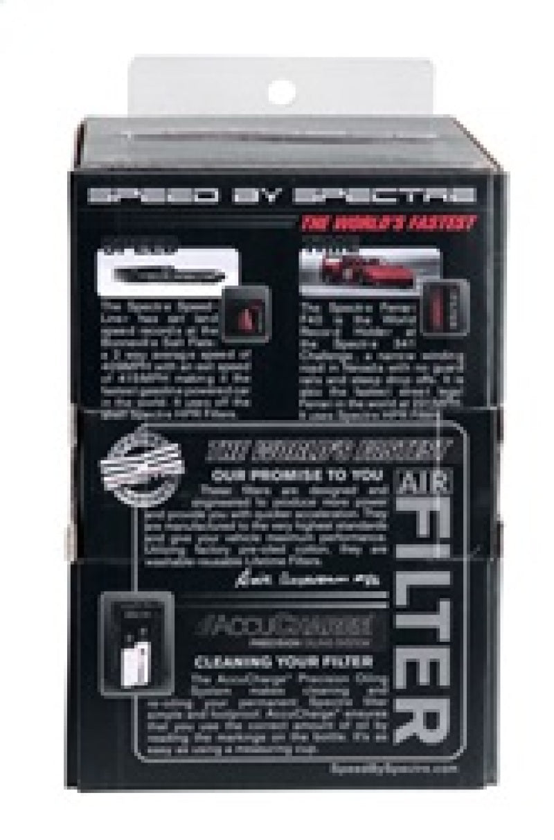 Spectre Adjustable Conical Air Filter 2-1/2in. Tall (Fits 3in. / 3-1/2in. / 4in. Tubes) - Red 8162