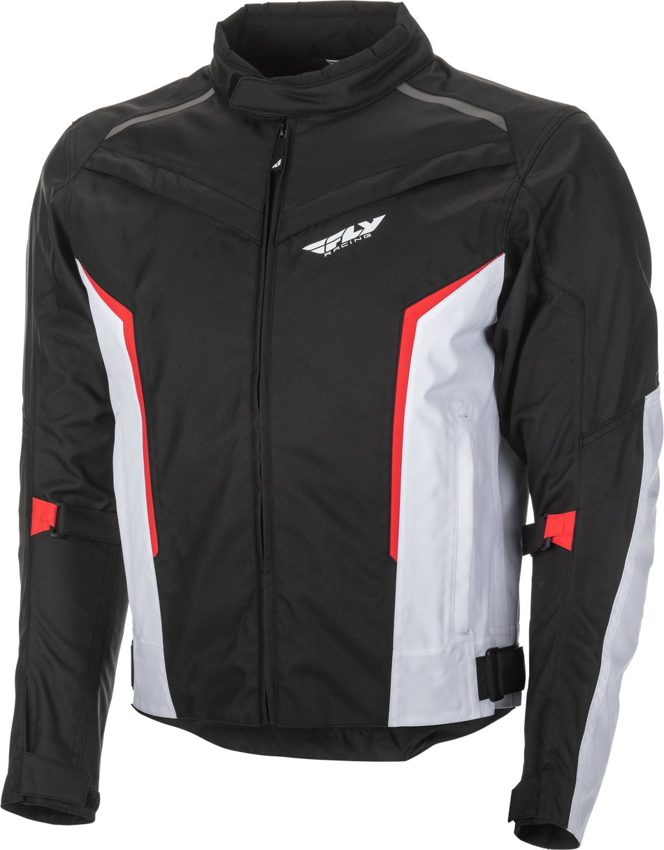 FLY RACING Launch Jacket Black/White/Red 3x 477-21223X