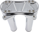 ACCUTRONIX Risers - Threaded - 10" - Gauge Mount - Chrome HR2210-MC