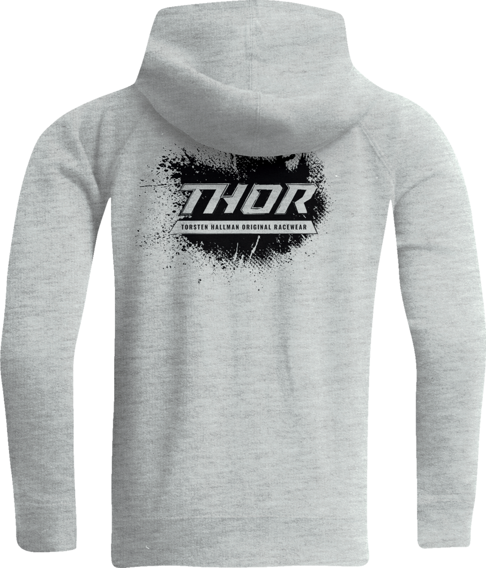 THOR Youth Aerosol Zip-Up Fleece Sweatshirt - Nickel - Large 3052-0687