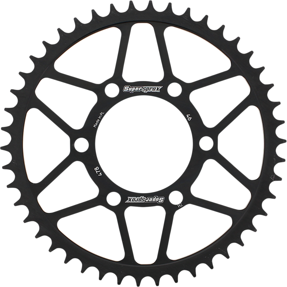 SUPERSPROX Steel Rear Sprocket - 46 Tooth RFE-478-46-BLK