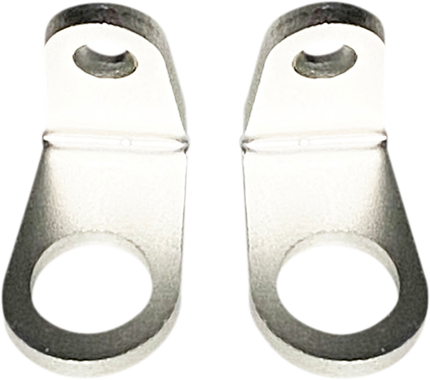 CUSTOM DYNAMICS Mount - Micro Turn Signal - L-Bracket - Silver CD-MICRO-L