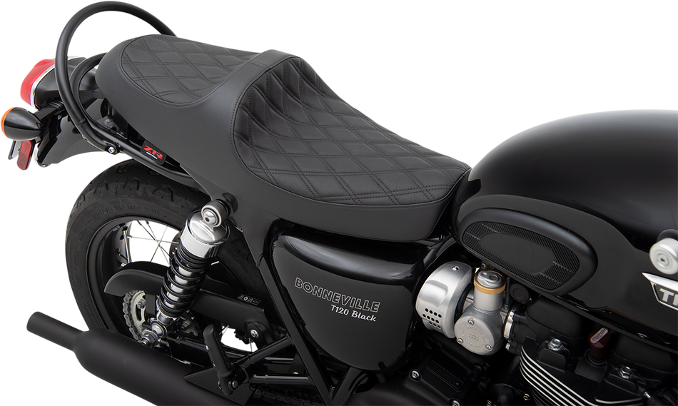 Z1R Predator III Seat - Black - Vinyl - Double Diamond 0810-2211