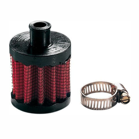 Uni Filter Breather Filter, 1 1/2 O.D. X 1 1/2 Length.3/8 Clamp On 234207