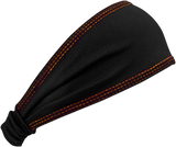 SCHAMPA & DIRT SKINS Mini Doo-Z Coolskin Headwrap - Black/Orange DZ015B-06