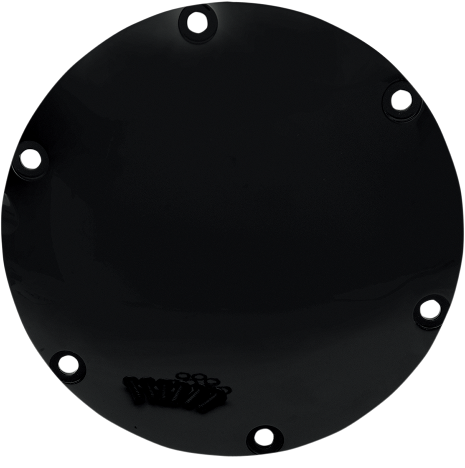 DRAG SPECIALTIES Derby Cover - Gloss Black 301496