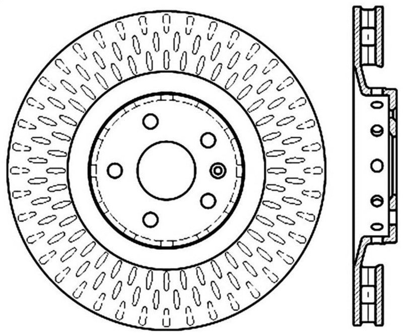 StopTech Slotted Sport Brake Rotor 126.62128SL