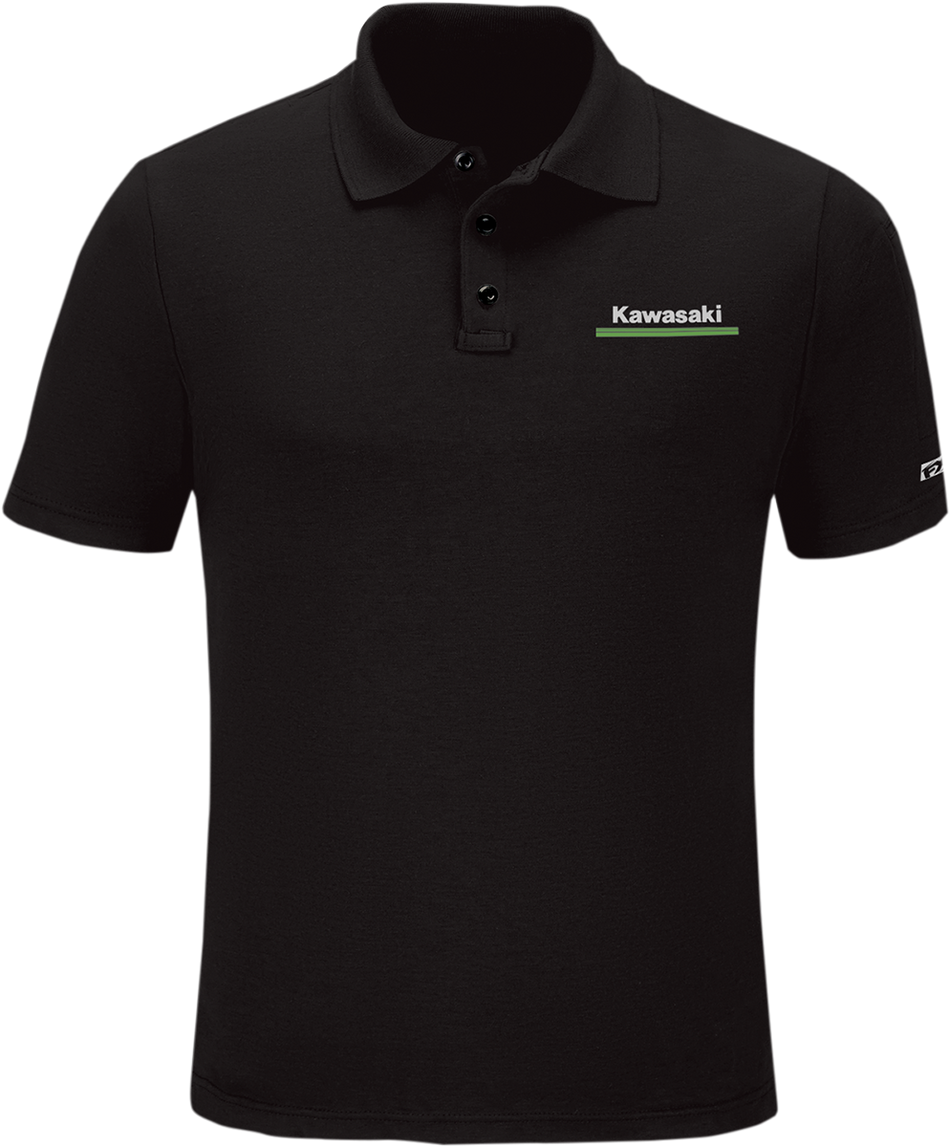 FACTORY EFFEX Kawasaki Polo Shirt - Black - Medium 25-85102