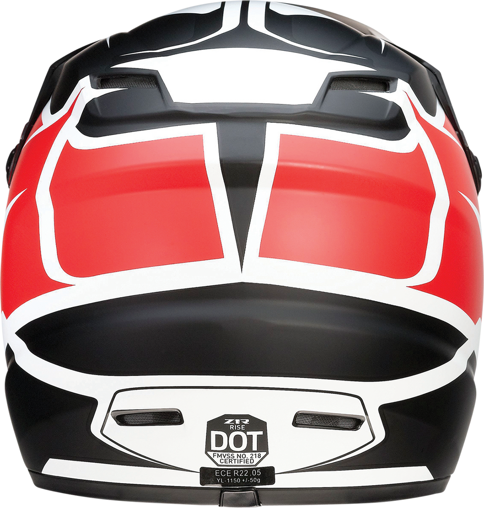 Z1R Youth Rise Helmet - Flame - Red - Small 0111-1445