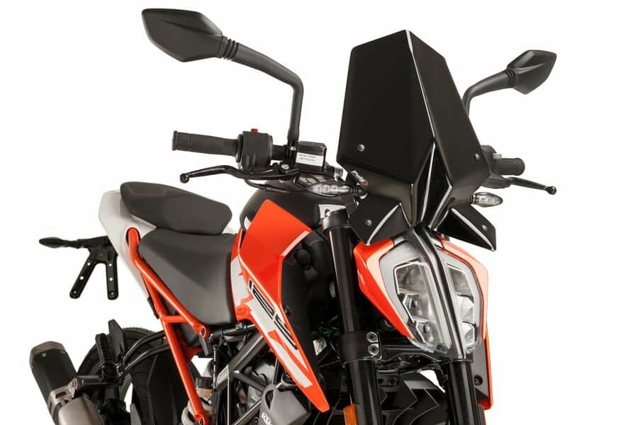 PUIG Windscreen Racing Black Ktm 9514N