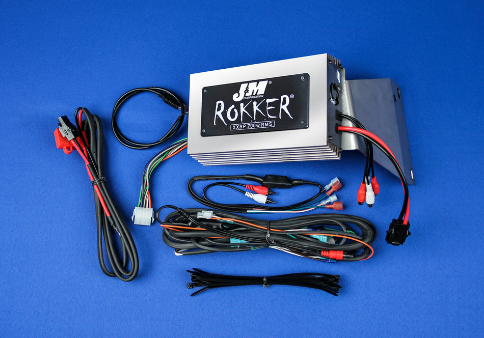 J&MRokker P700w 4-Ch Amp Kt 11-13 Roadglide UltJAMP-700HR11-ULP