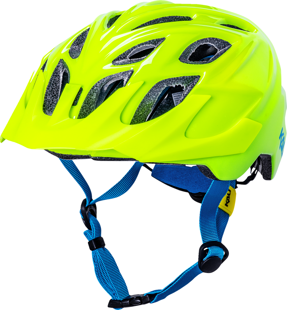 KALI Youth Chakra Helmet - Gloss Neon Yellow 0220922122