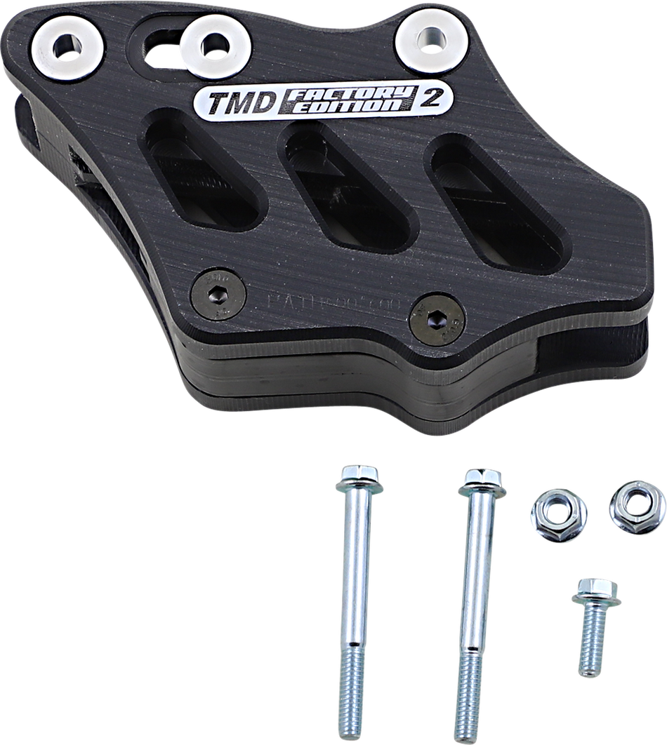 T.M. DESIGNWORKS Chain Guide - Kawasaki - Black RCG-KX5-BK