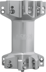 Juego de ruedas delanteras EXCEL - Próxima generación - Serie Pro - 21 x 1,60" - Buje plateado/llanta plateada 2F7AS40 