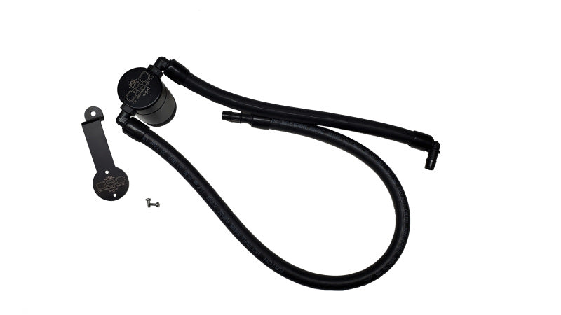 J&amp;L 2021-2024 Jeep Wrangler 392 Oil Seperator 3.0 Passenger Side - Black Anodized 3072P-B