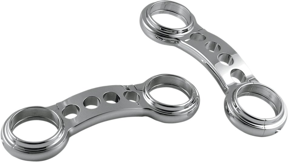 CUSTOM CYCLE ENGINEERING Fork Brace - Chrome - 49 mm - '06-'17 FXD TB 2649-1 DG