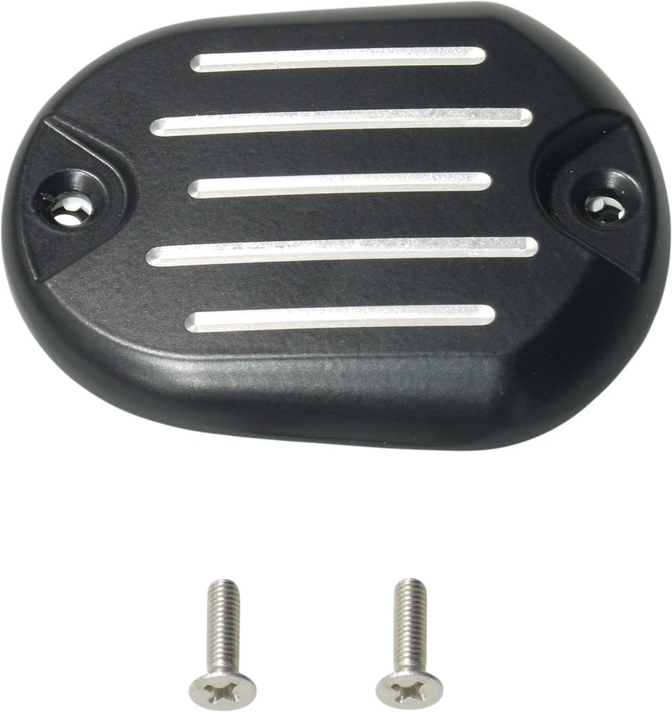 DRAG SPECIALTIES Master Cylinder Cover - Black 78149