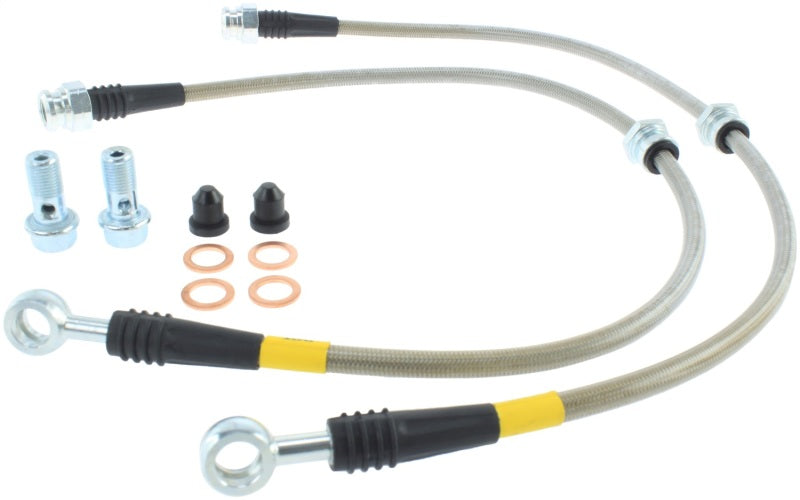 StopTech 06-12 Mitsubishi Eclipse Stainless Steel Front Brake Lines 950.46006