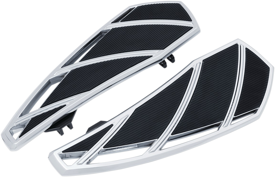 KURYAKYN Phantom Driver Floorboards - Chrome - Touring '83-'21 5792