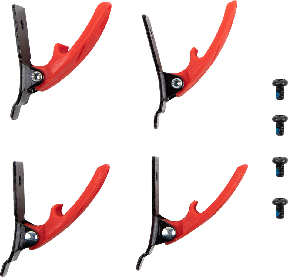 MOOSE RACING Qualifier Boot Buckle Kit - Red 3430-1008