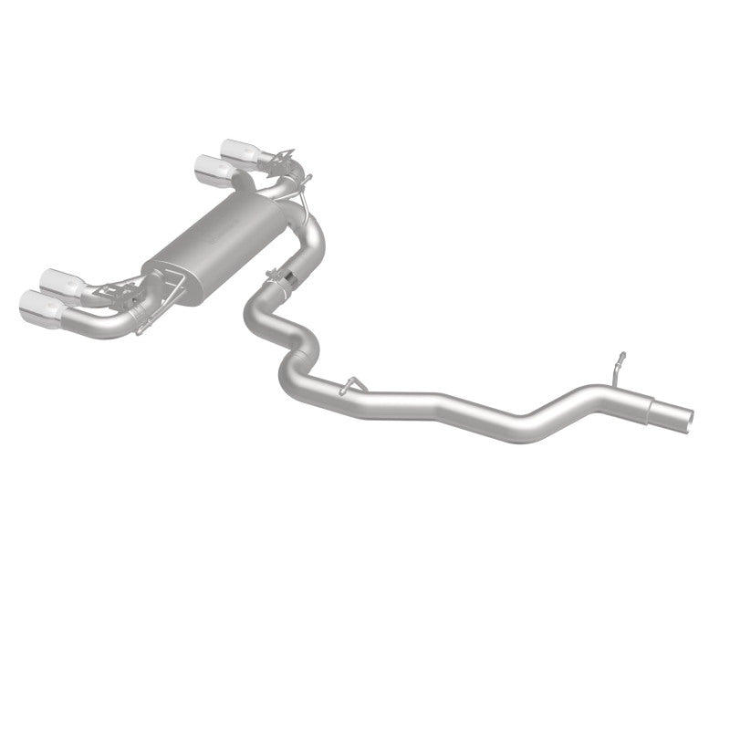 MagnaFlow Sys C/B 2015 Volkswagen Golf R 3in Polished SS Quad Tip Split Rear Exit 19165