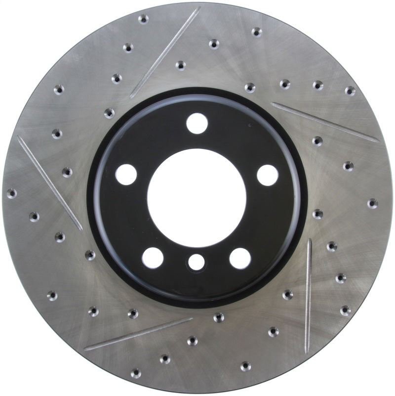 StopTech BMW 12-15 335i / 2014 428i / 2015 235i/228i Front Right Slotted & Drilled Sport Brake Rotor 127.34140R