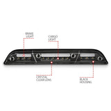 ANZO 15-20 Ford F-250 - F-550 LED Third Brake Light - Black Housing/Clear Lens 531111