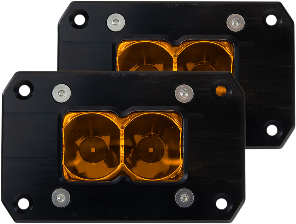 HERETIC LED-Lichtleiste - 2" Unterputzmontage, Paar - Spot LB-6SF02112