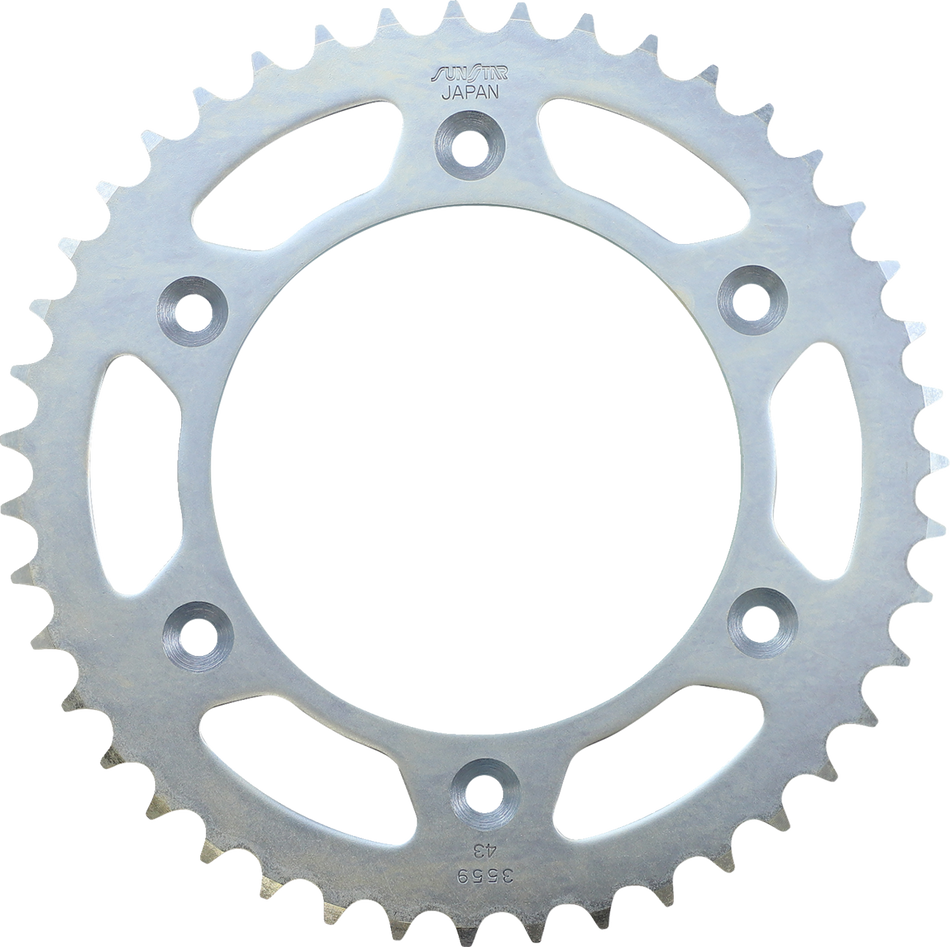 SUNSTAR SPROCKETS Rear Sprocket - 43 Tooth - Honda 2-355943