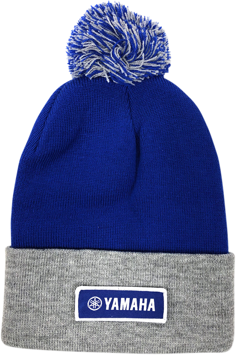 FACTORY EFFEX Yamaha Pom Beanie - Royal/Gray 23-86202