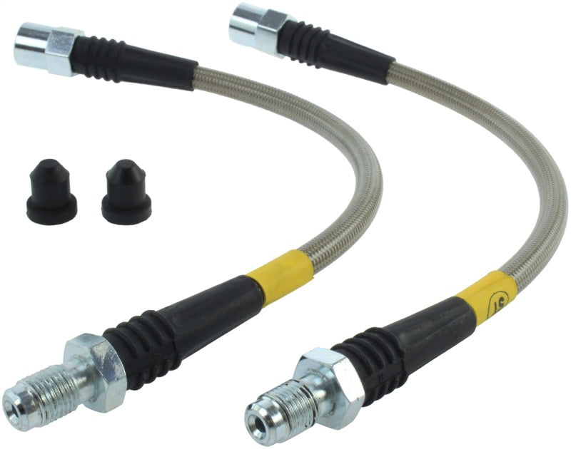 StopTech 92-94 Audi S4/95 Audi S6 Rear Stainless Steel Brake Line Kit 950.33506