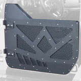 DV8 18-22 Jeep 4 Door JL/JT Aluminum Half Doors with Perforated Mesh Rear HDJL-01R