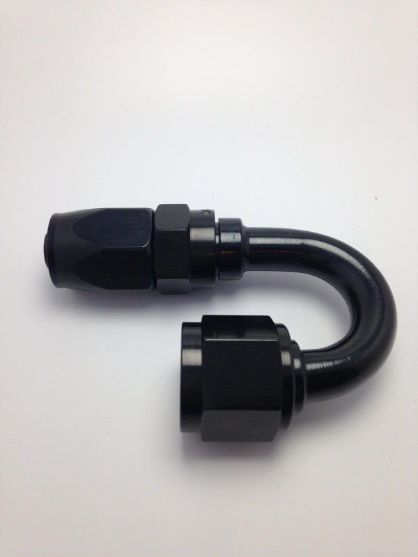Fragola -10AN x 180 Degree Pro-Flow Hose End - Black 231810-BL
