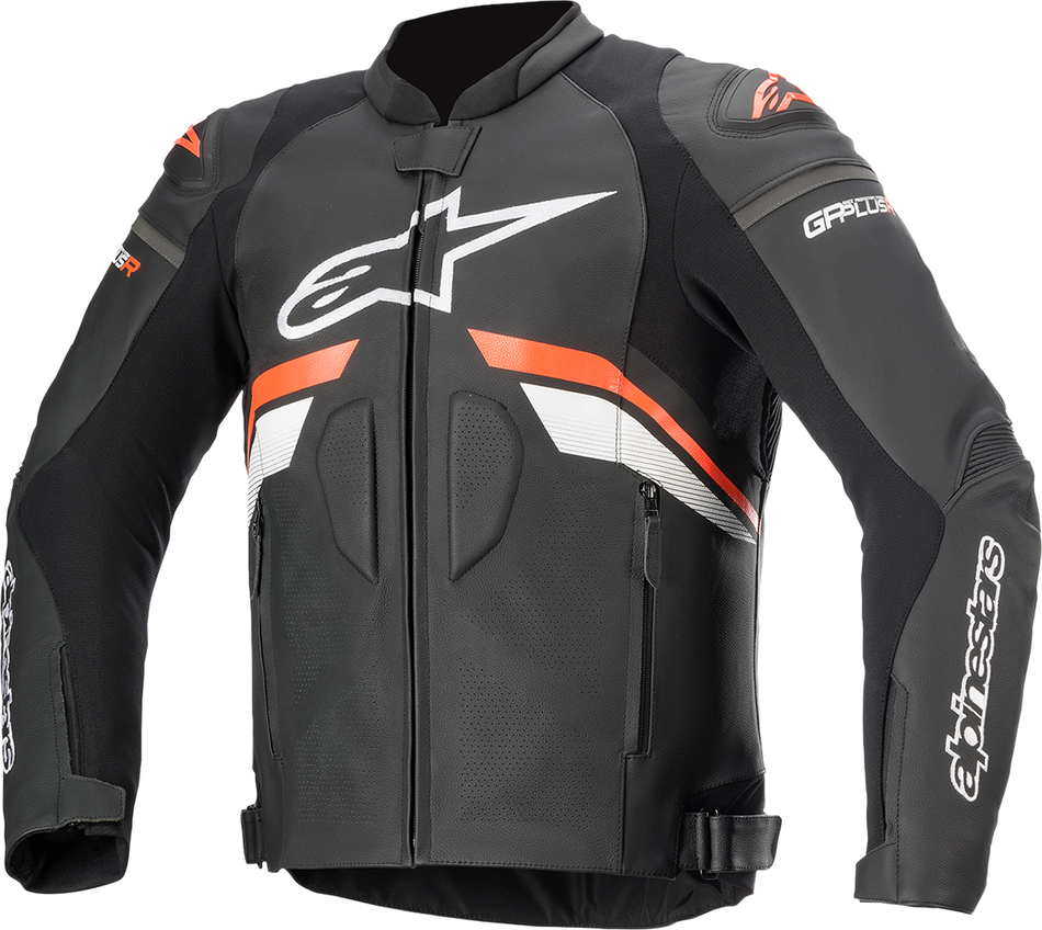 Chaqueta de cuero ALPINESTARS GP Plus R v3 - Negro/Rojo/Blanco - US 46 / EU 56 3100620-1321-56 