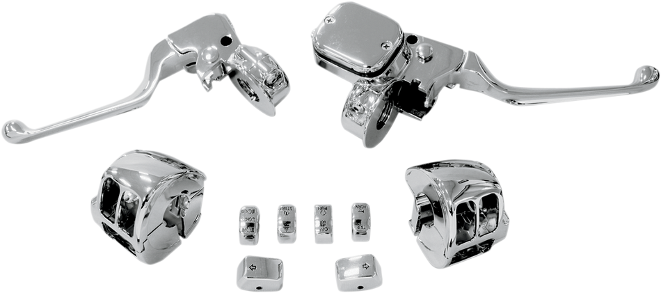 DRAG SPECIALTIES Handlebar Controls - '11 - '17 Dyna/Softail H07-0755KDS