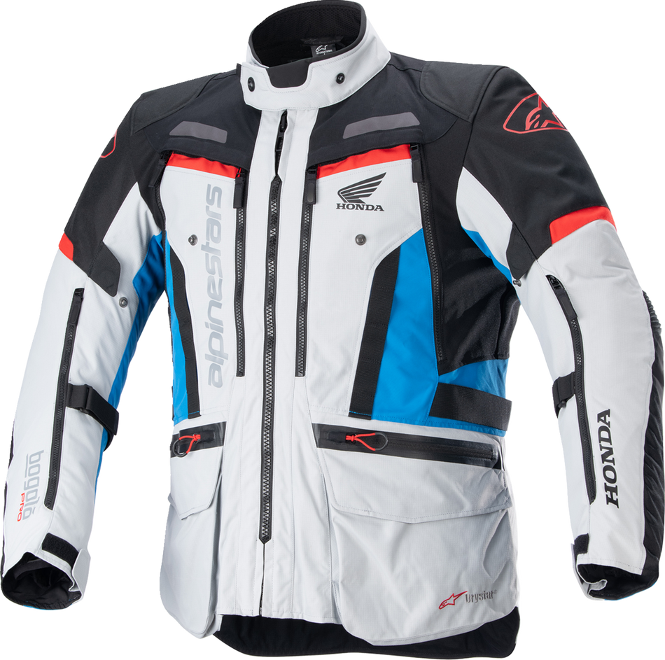 ALPINESTARS Honda Bogotà Pro Drystar® Jacket - Gray/Black/Red/Blue - 3XL 3206723-9173-3X