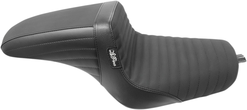 LE PERA Kickflip Seat - Pleated w/ Gripp Tape - Black - XL '10-'21 LK-596PTGP