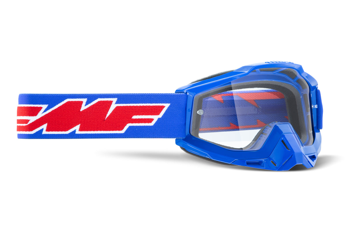 FMF VISION Powerbomb Brille Rocket Blue Klare Linse F-50036-00002
