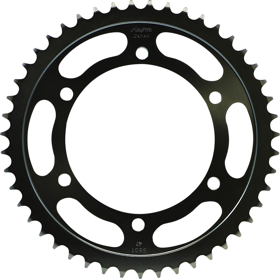 SUNSTAR SPROCKETS Steel Rear Sprocket - 47 Tooth - Yamaha 2-560147