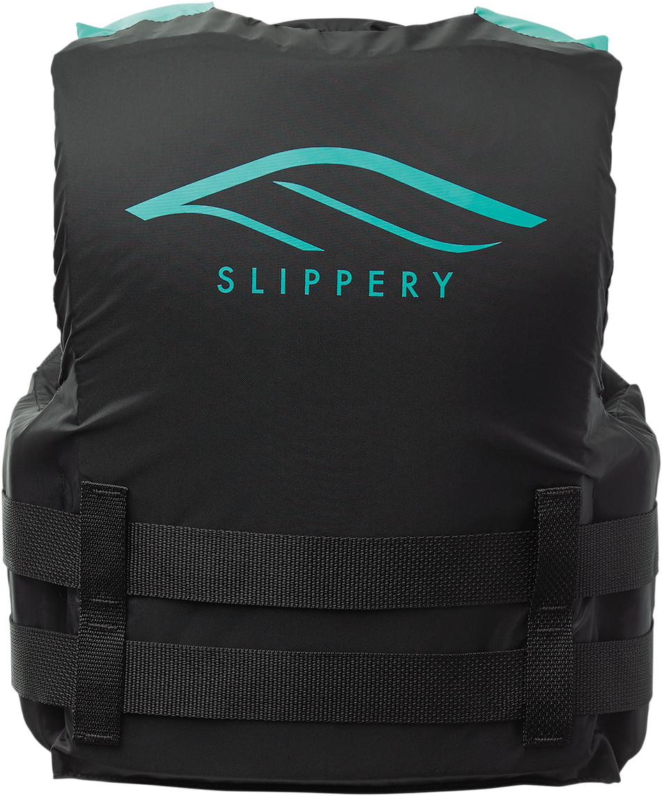 SLIPPERY Women's Hydro Vest - Black/Mint - Medium 11241450583020