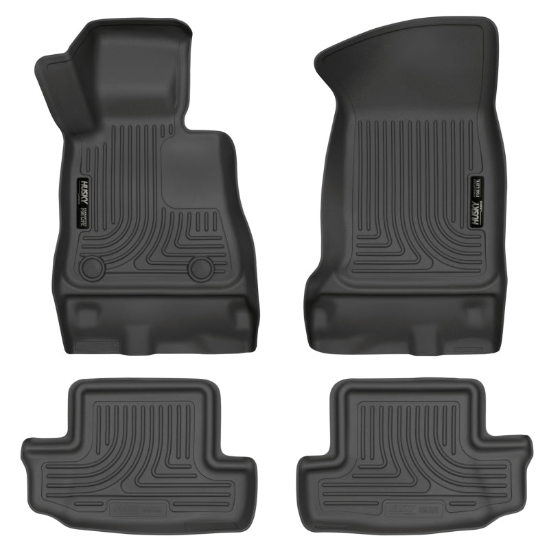 Husky Liners 16-17 Chevy Camaro WeatherBeater Front and Second Row Black Floor Liners 99121