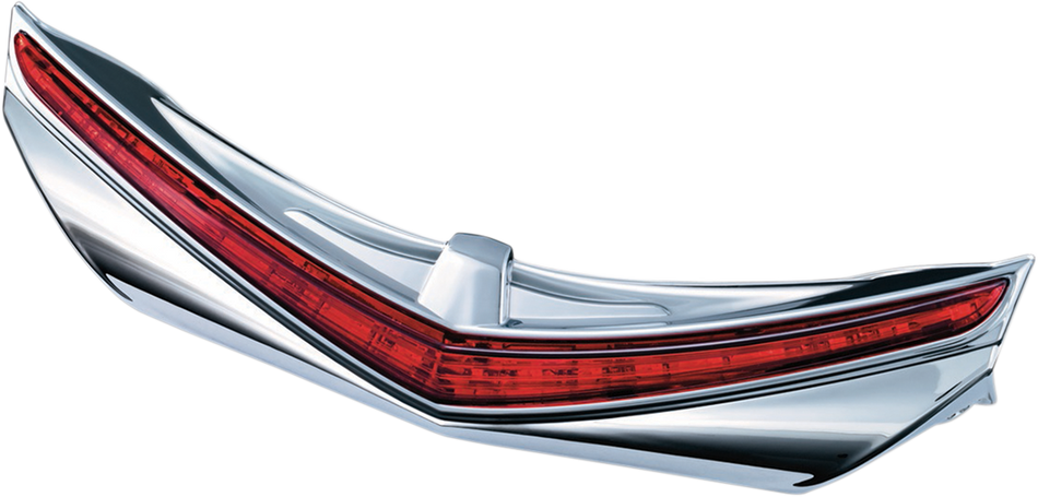 KURYAKYN LED Fender Tip - Chrome - Rear 3236