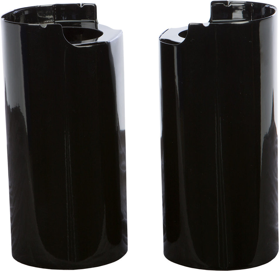 HARDDRIVE Upper Fork Tube Covers Black Touring 14-Up 302604