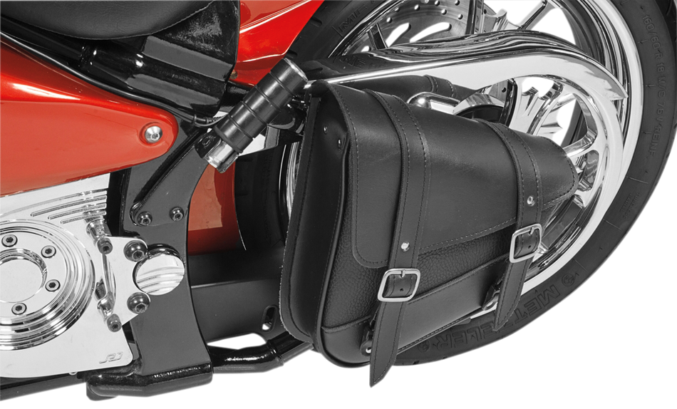 WILLIE & MAX LUGGAGE Swingarm Bag - '00-'17 FLST/FXST - Black 59776-00