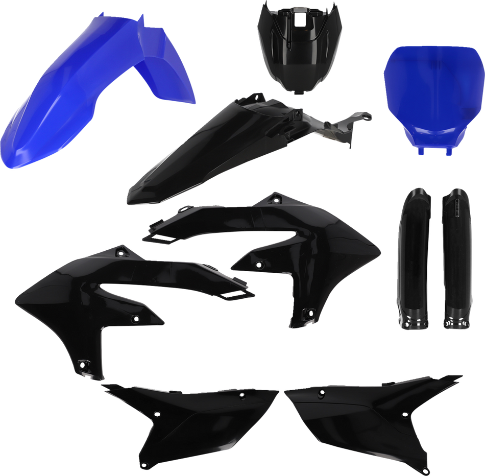 ACERBIS Full Replacement Body Kit - Black/Blue 2979591004