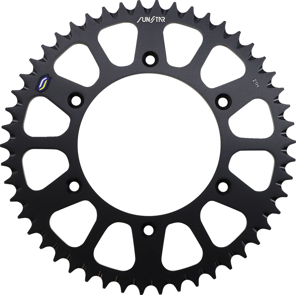 SUNSTAR SPROCKETS Rear Sprocket - 50 Tooth - Black 5-354750BK