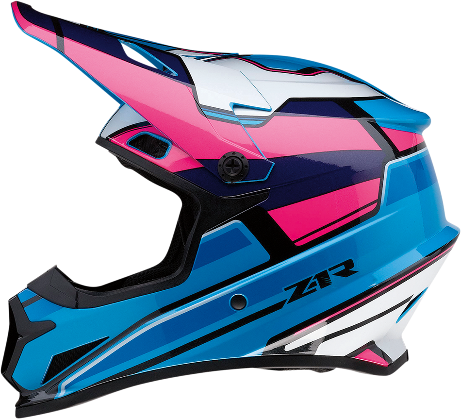 Z1R Rise Helmet - MC - Pink/Blue - XL 0110-7188