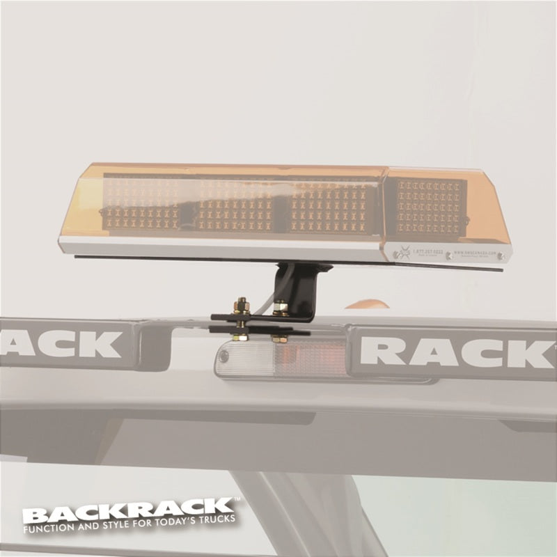 BackRack Light Bracket 16in x 7in Base Center Mount 91002REC