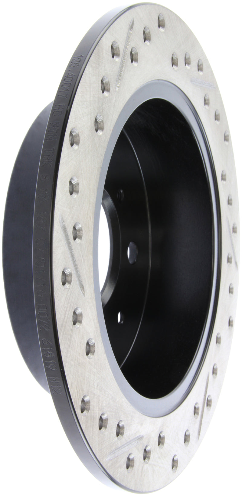 StopTech 90-96 Acura Integra / 97-01 Integra (Exc. Type R) Slotted & Drilled Left Rear Rotor 127.40017L