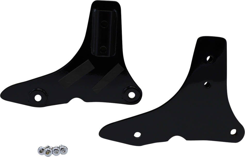 DRAG SPECIALTIES Side Plates - Black 50263855